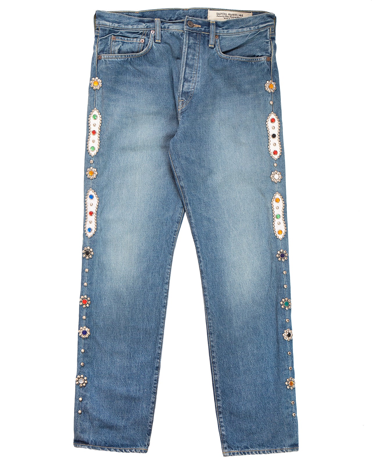 Kapital 14oz Denim 5P Monkey Cisco, Studs