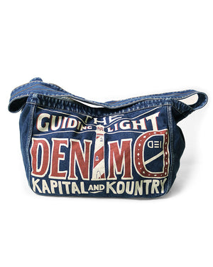 Kapital 13oz Denim News Paper Bag, Guiding Light