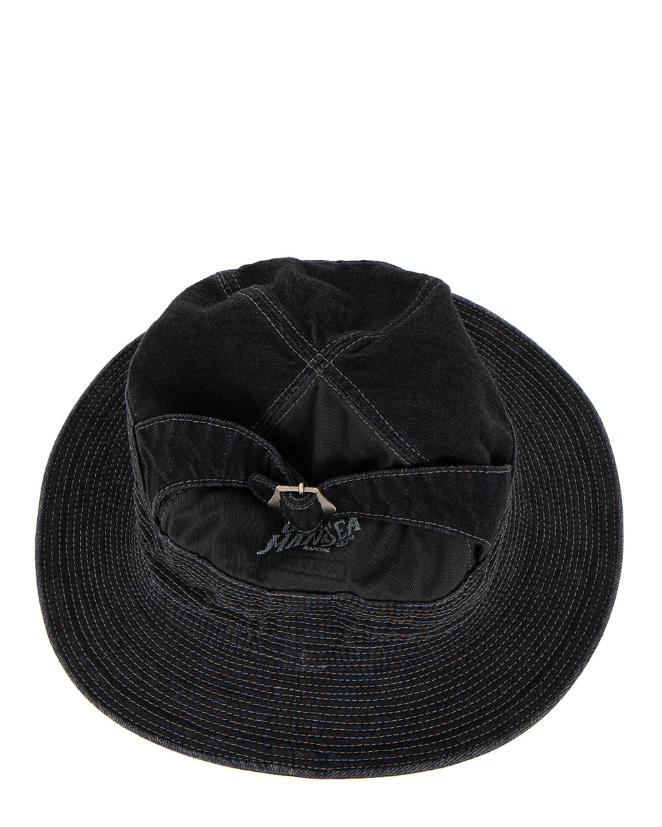 Kapital 11.5oz Denim The Old Man And The Sea Hat, Black