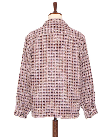 Kapital Fancy Tweed Board Shirt, Pink