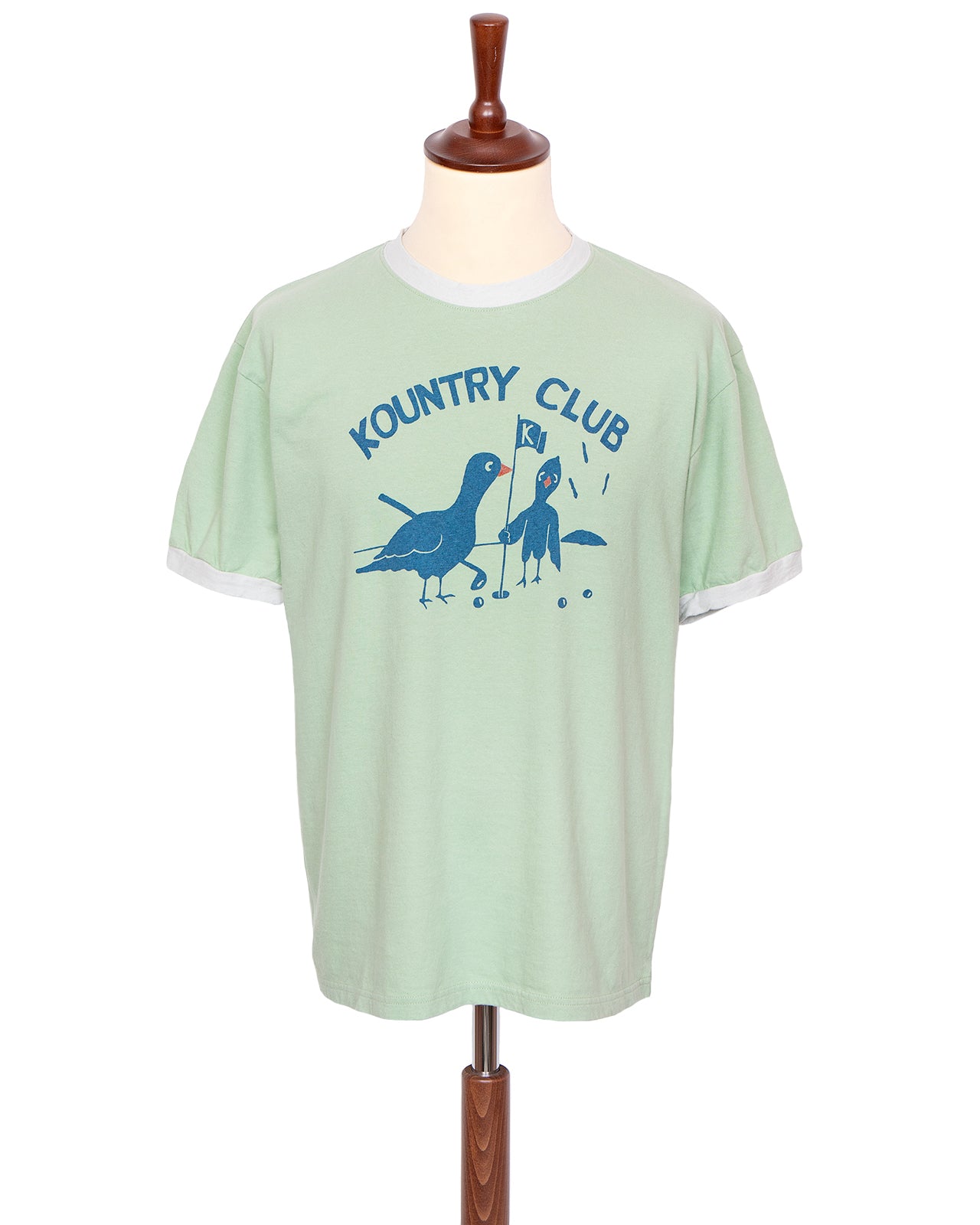 Kapital 20 Jersey Ringer Tee, Kountry Club, Mint