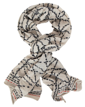 Kapital Fulling Wool Scarf Sahiko, Natural