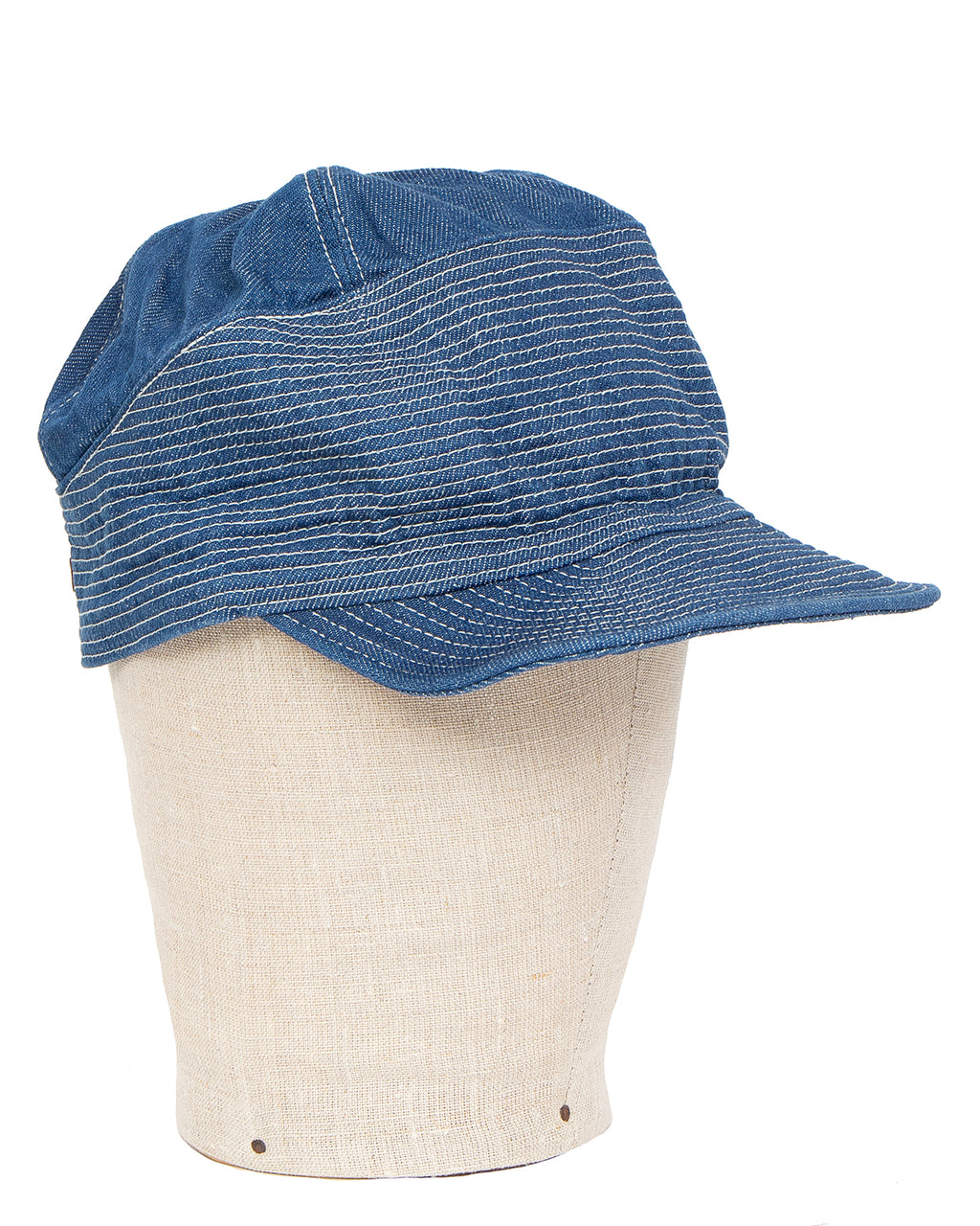 Kapital 11.5oz Denim The Old Man And The Sea Cap, Light