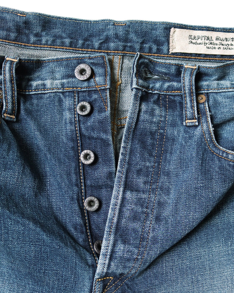 Kapital 13,5oz Zimbabwe Denim 5P Monkey TH