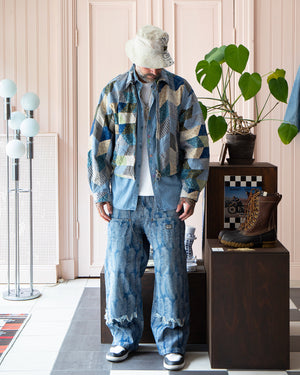 Kapital Yabane Quilt Patchwork Drizzler Jacket