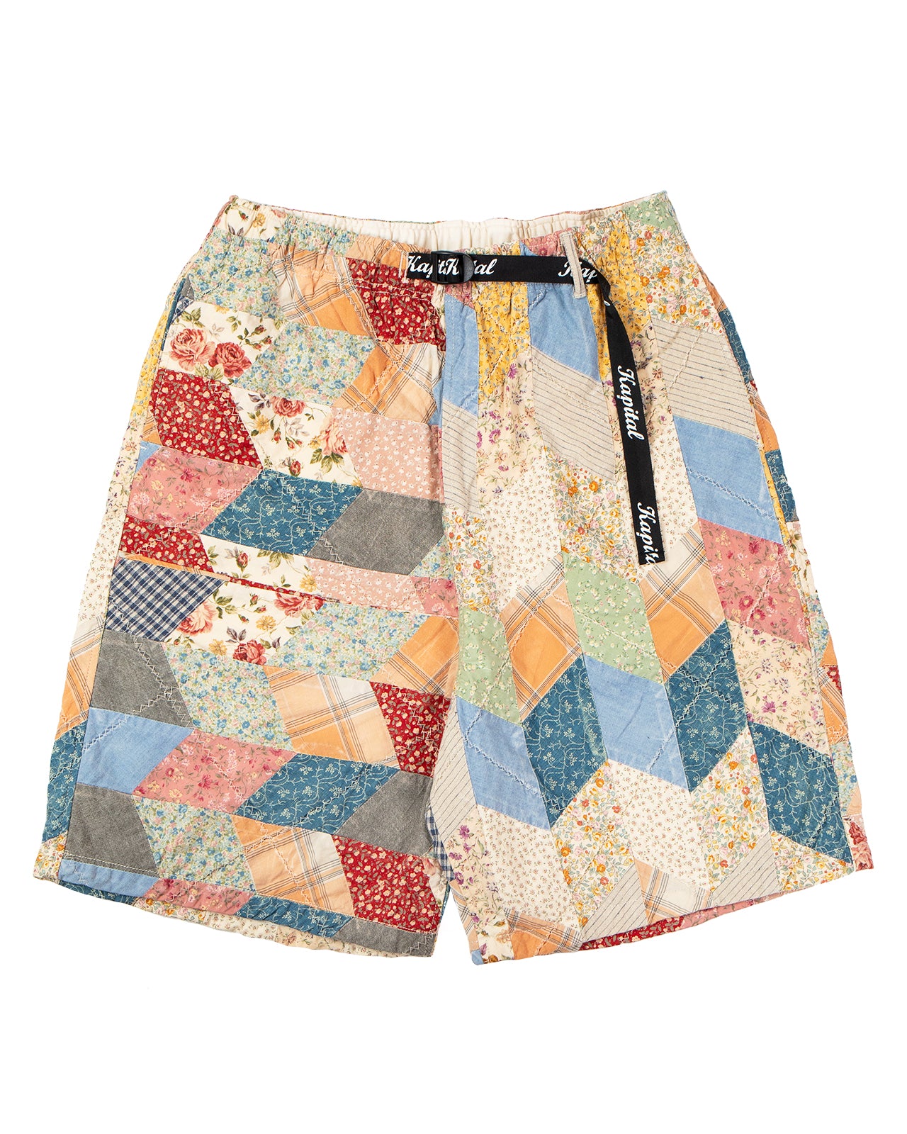 Kapital Yabane Quilt Patchwork Easy Shorts