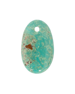 Larry Smith Teardrop Turquoise Bead, Medium