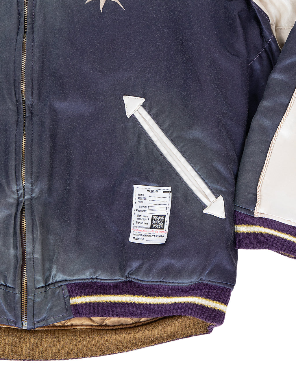 Maison Mihara Yasuhiro Souvenir Jacket, Purple