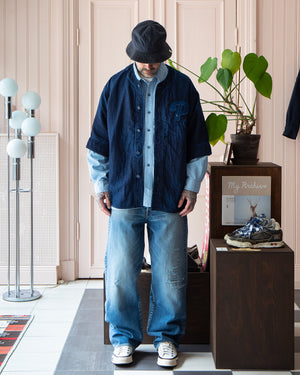 Porter Classic Sashiko Stripe Baseball Shirt, Custom