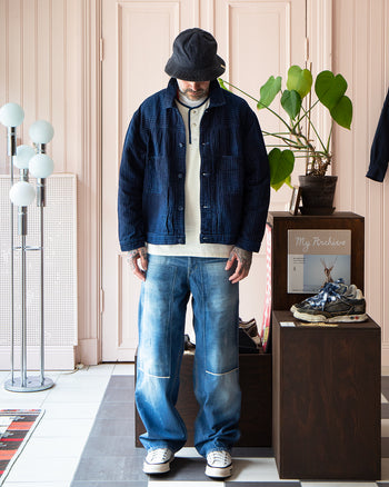 Porter Classic Sashiko Stripe Short Jacket