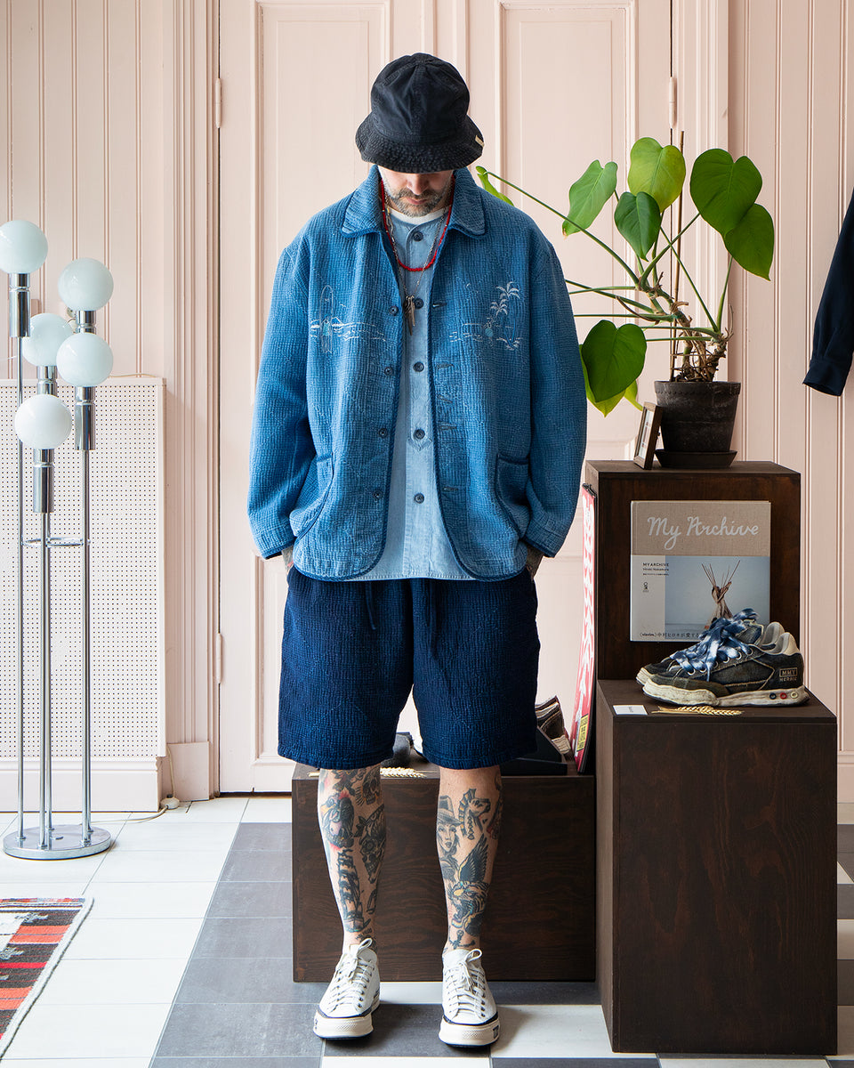 Porter Classic New Sashiko Light Shorts