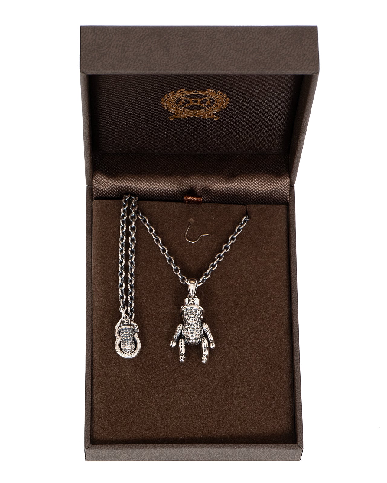 Peanuts & Co Teddy Peanuts Silver Necklace