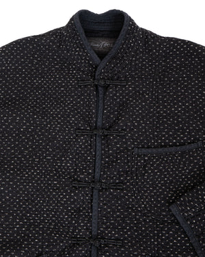 Porter Classic New Sashiko Chinese Jacket, Black