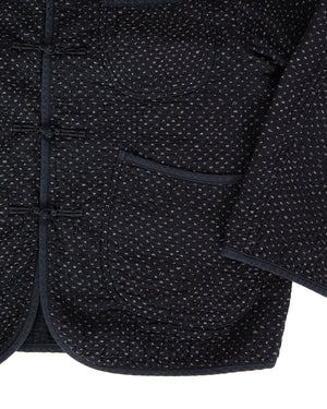 Porter Classic New Sashiko Chinese Jacket, Black