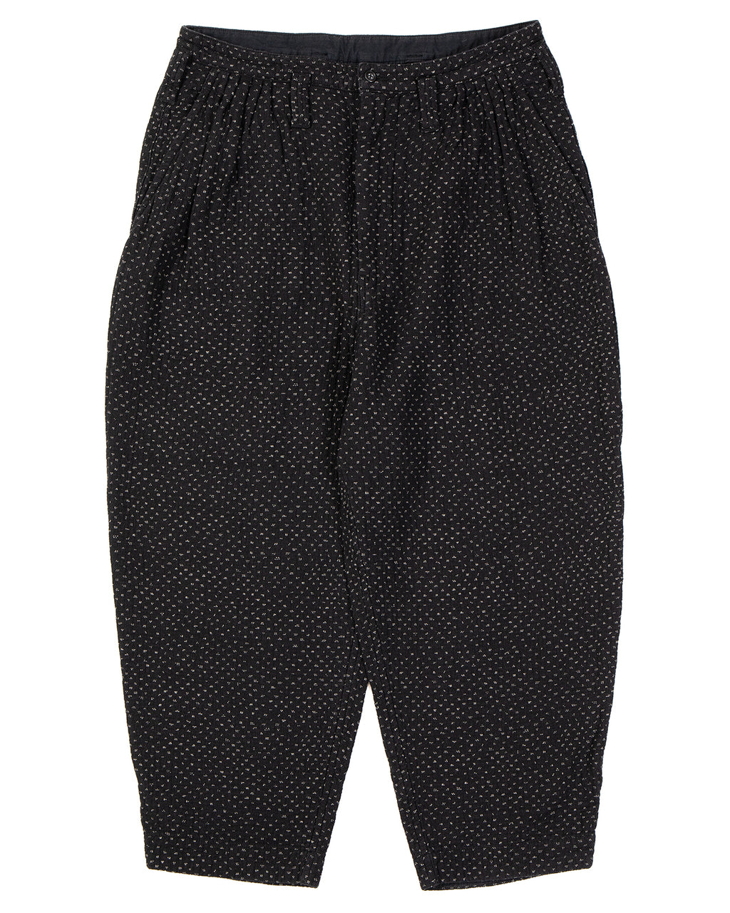 Porter Classic New Sashiko Bebop Pants, Black