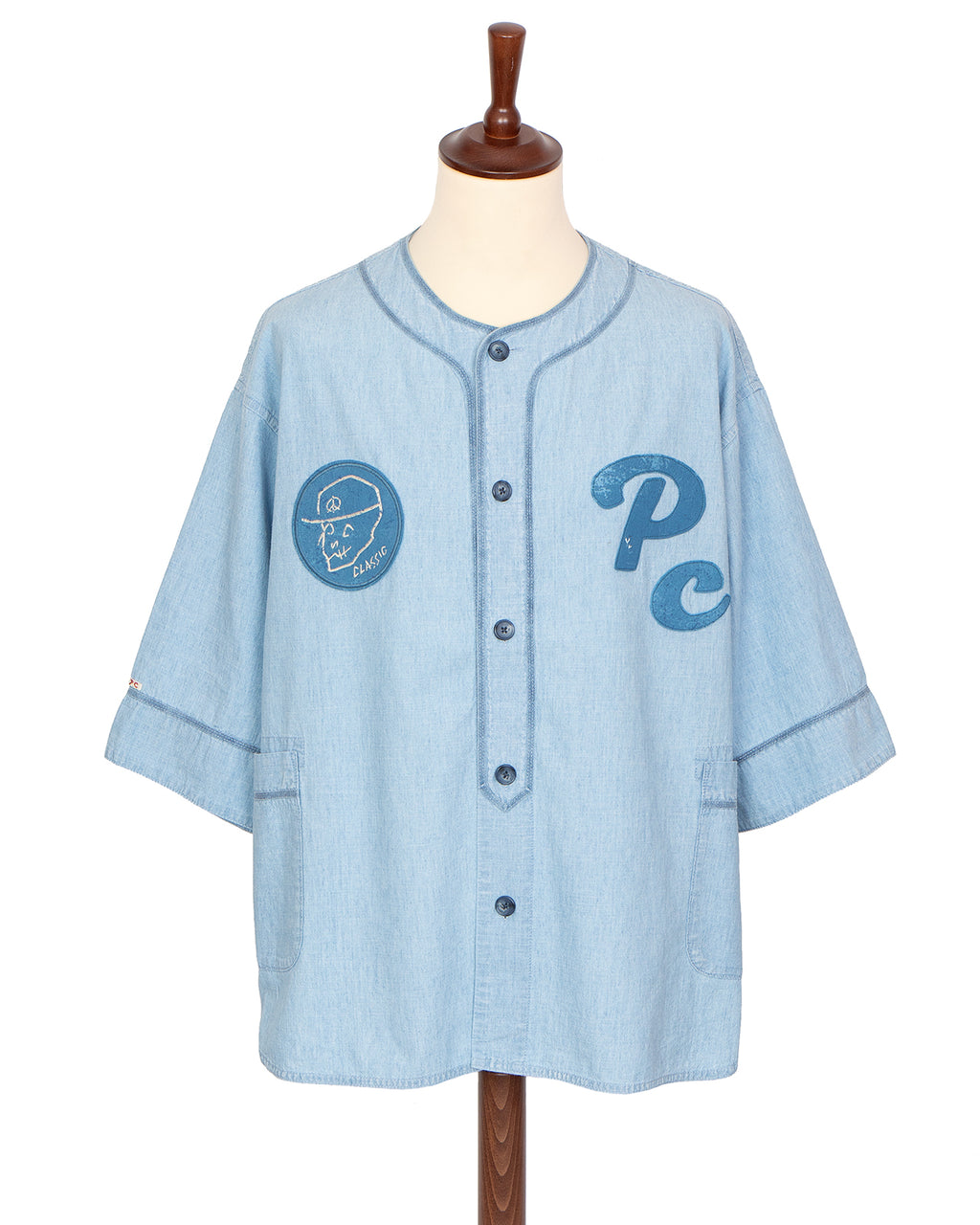 Porter Classic Shawshank Chambray Baseball Shirt