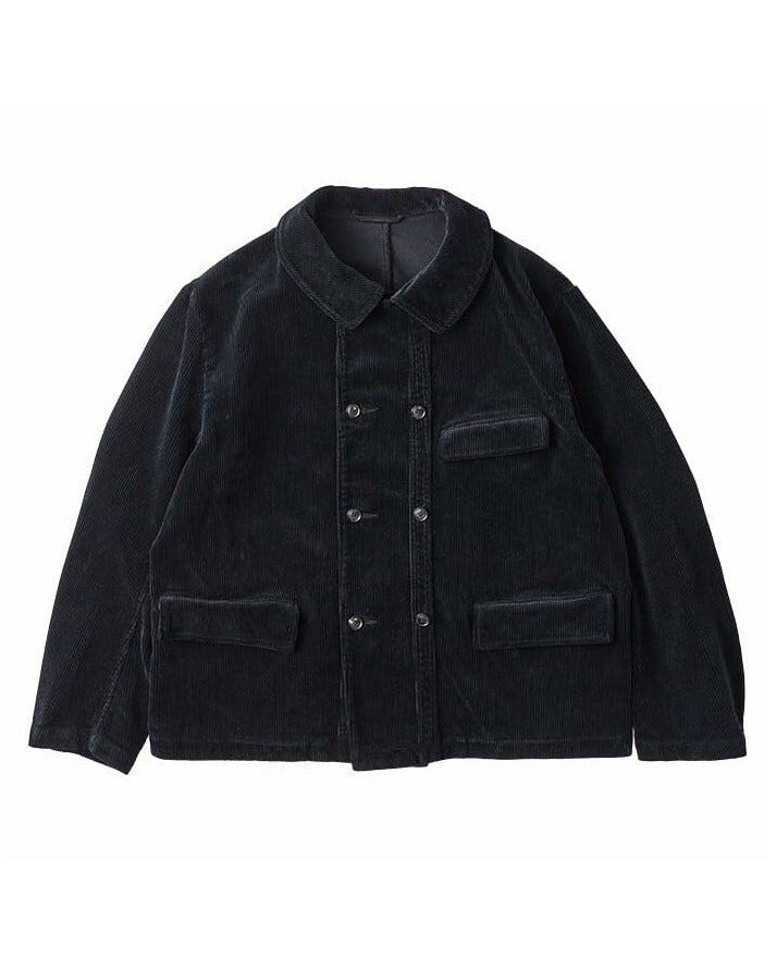 Porter Classic Corduroy Corbusier Jacket, Black