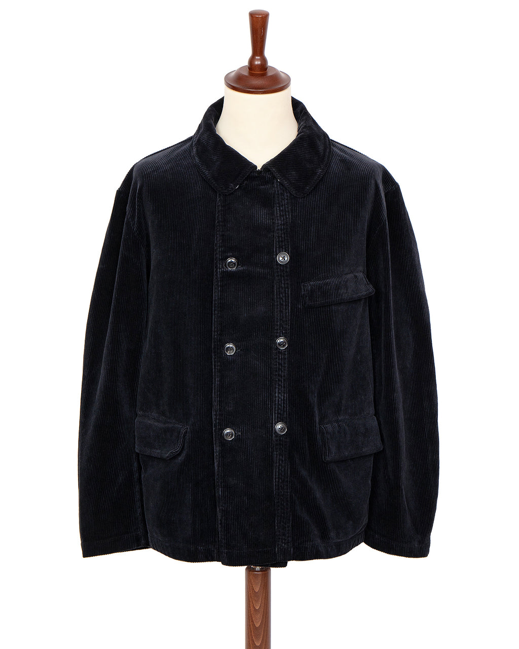 Porter Classic Corduroy Corbusier Jacket, Black