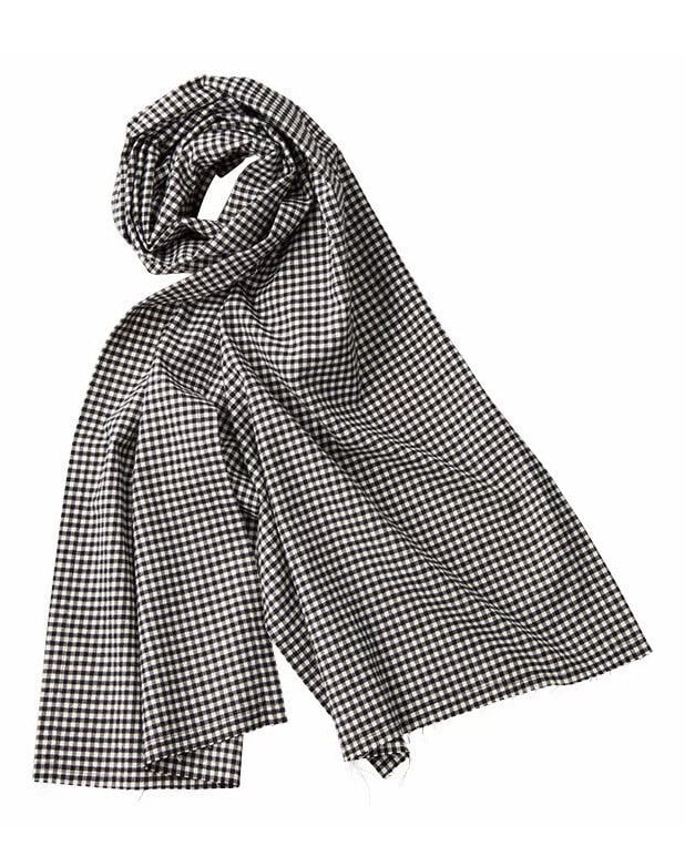 Porter Classic Flannel Gingham Stole