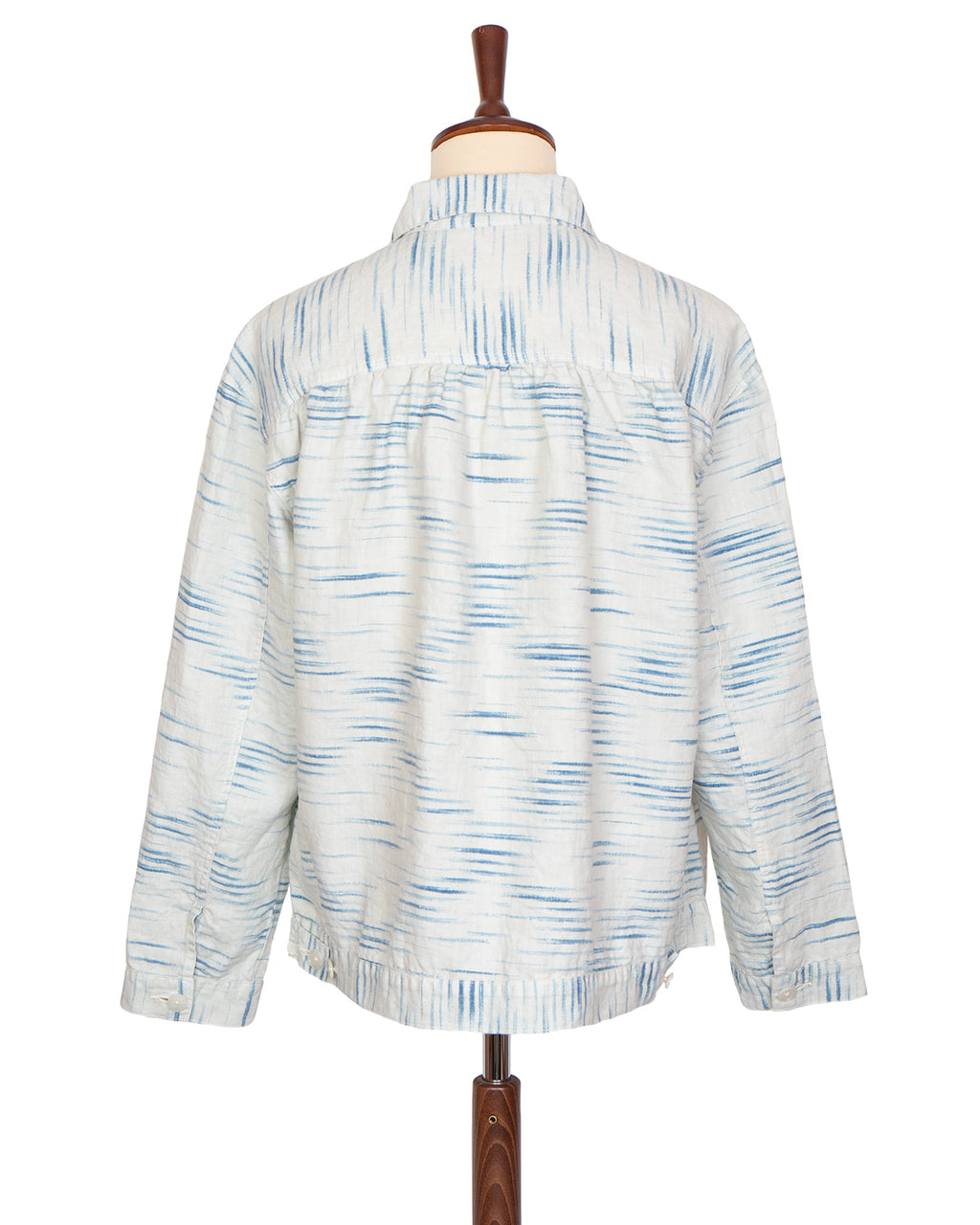 Porter Classic Old France Indigo Print Short Jacket