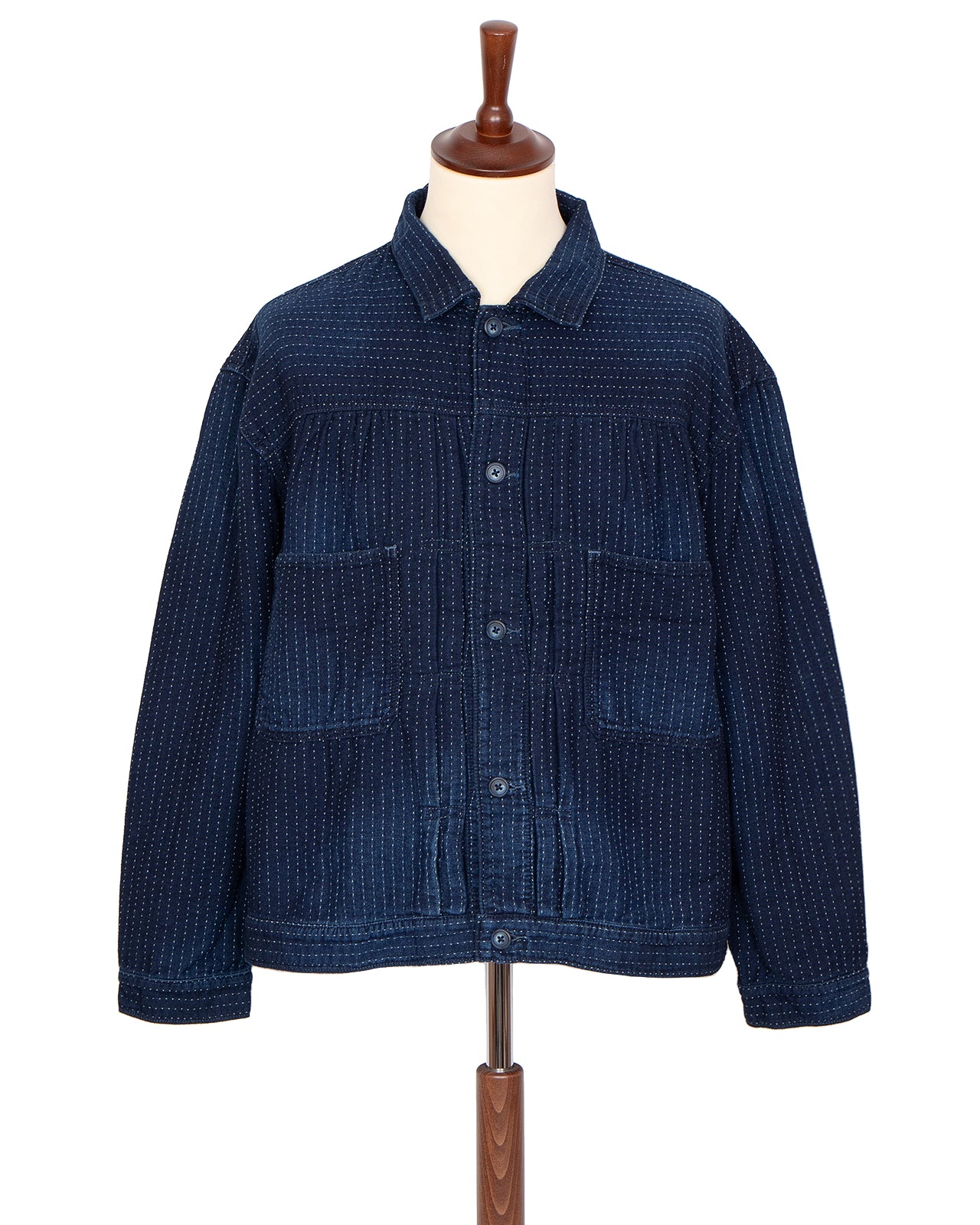 Porter Classic Sashiko Stripe Short Jacket
