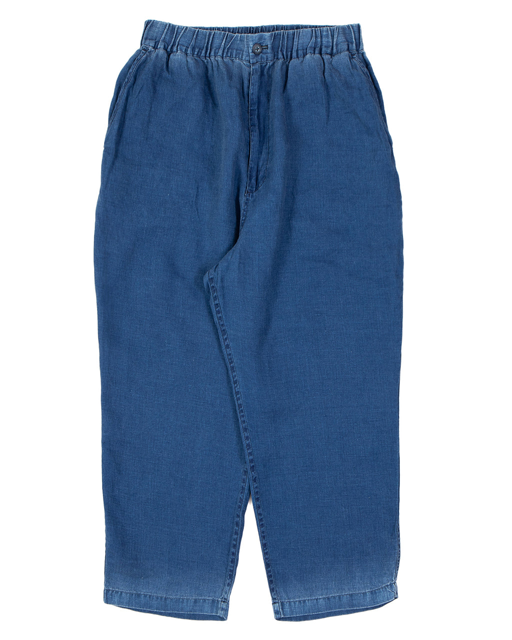 Porter Classic Indigo Linen Easy Pants