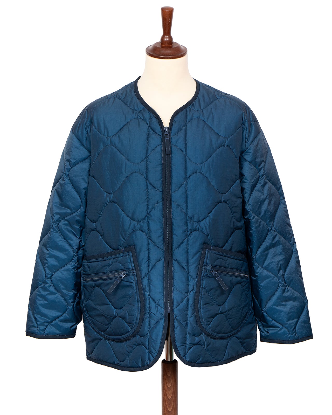 Porter Classic Liner Nylon Military Jacket Blue Pancho And Lefty Online Store