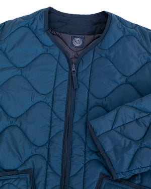 Porter Classic Liner Nylon Military Jacket, Blue