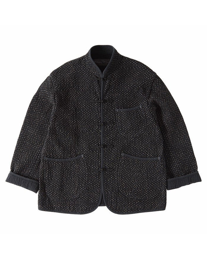 Porter Classic New Sashiko Chinese Jacket, Black