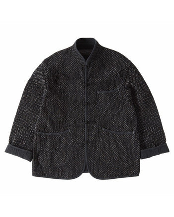 Porter Classic New Sashiko Chinese Jacket, Black