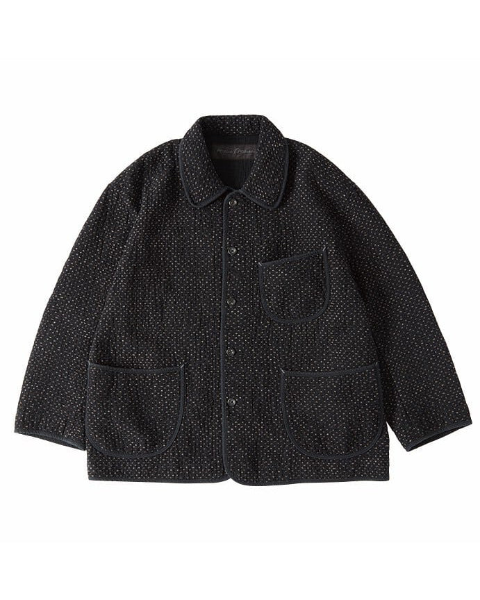 Porter Classic New Sashiko French Jacket, Black