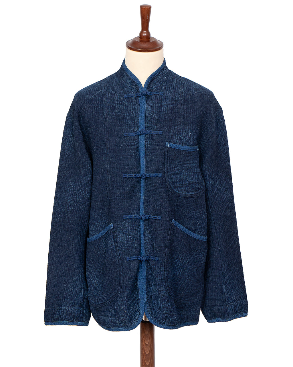 Porter Classic New Sashiko Light Chinese Jacket, Indigo