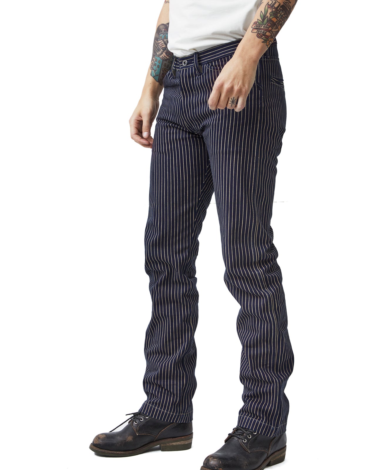 Indigofera Swearengen Pants, Single Stripe