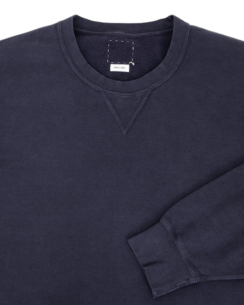 Visvim Amplus SB Sweat L/S DMGD (U.D.) Navy