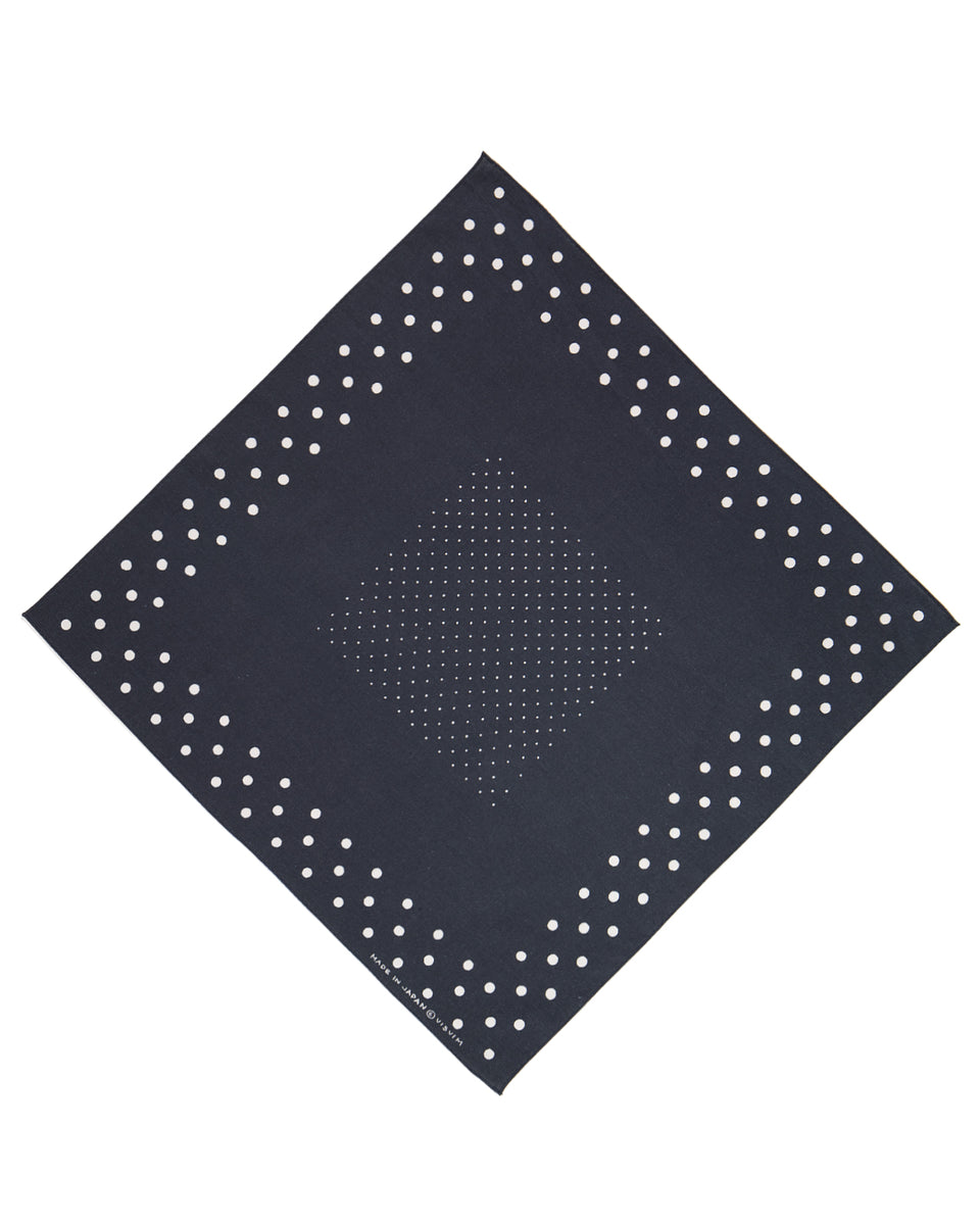 Visvim Bandana (C/SI Chambray), Black