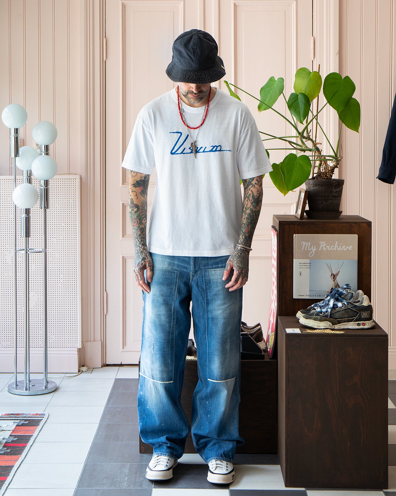 Visvim Jumbo Tee S/S Visvim, Blue