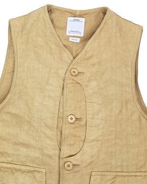 Visvim Gusto Down Vest, Beige