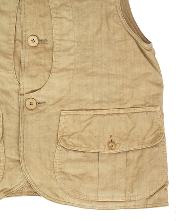 Visvim Gusto Down Vest, Beige