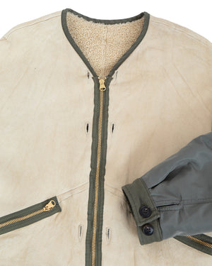 Visvim Iris Jacket, Sheepskin, Grey