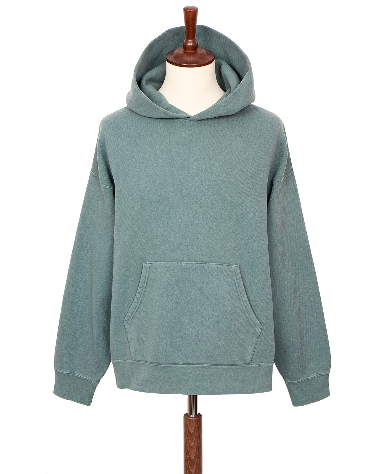 Visvim Jumbo SB Hoodie P.O. Damaged Uneven Dye Green Pancho And Lefty Online Store