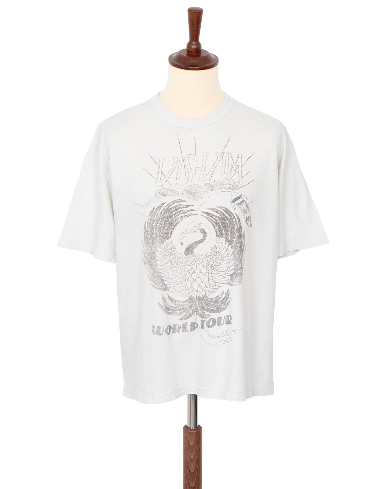 Visvim Jumbo T-Shirt, Crash World Tour, Off White – Pancho And