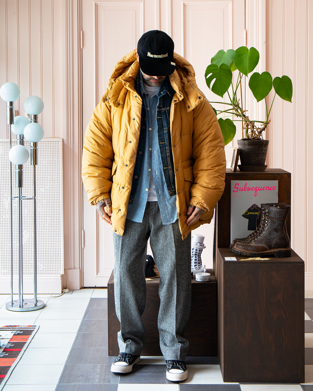 Visvim Kodiak Down Jacket, Mustard