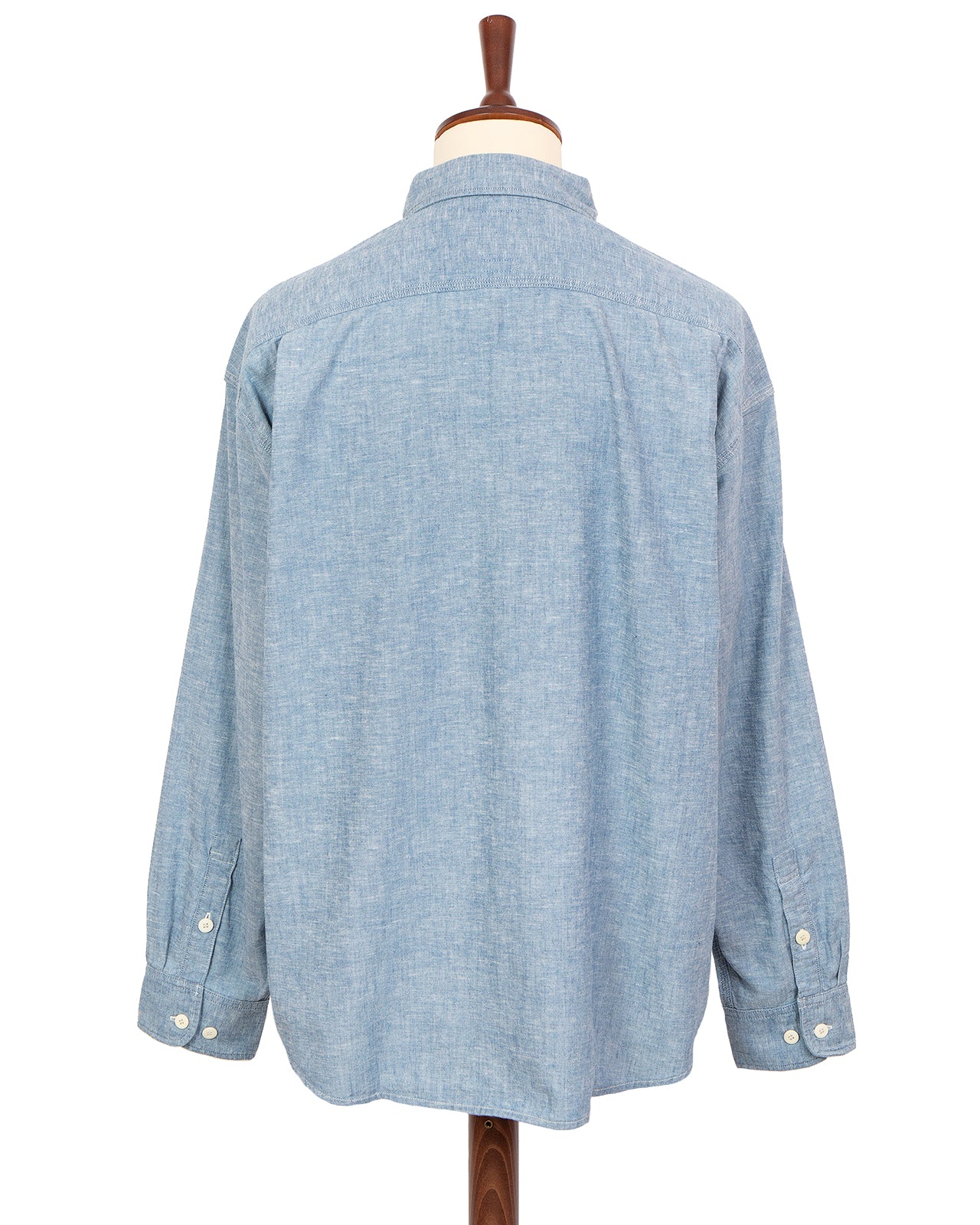 Visvim Langer Chambray Shirt, Light Indigo