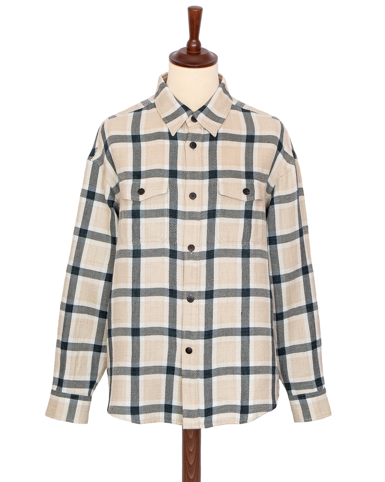 Visvim Lumber Check L/S, Beige