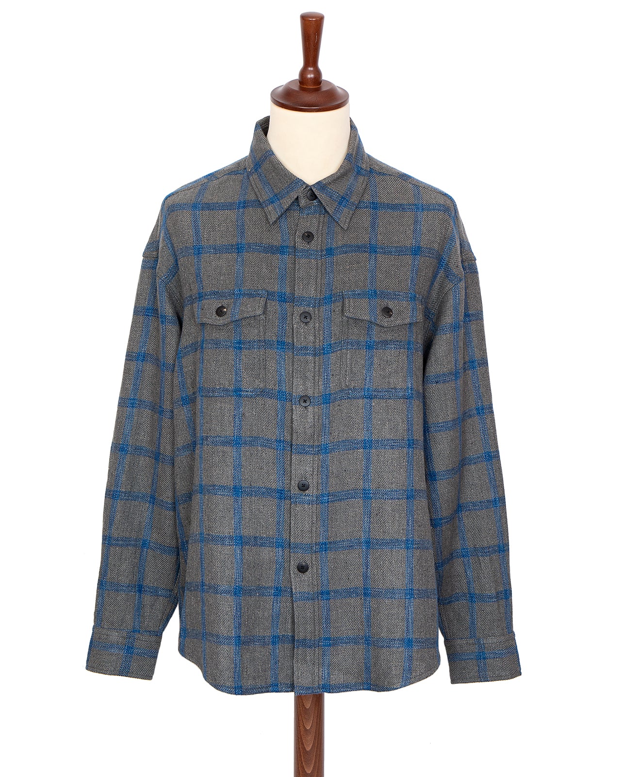 Visvim Lumber Check L/S, Grey