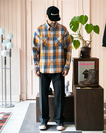 Visvim Lumber Check L/S, Orange