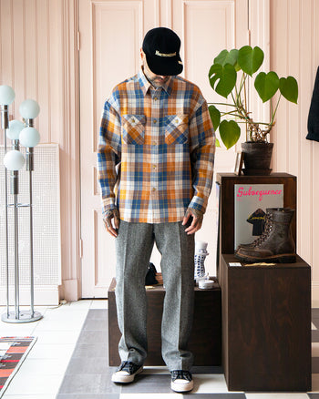 Visvim Lumber Check L/S, Orange