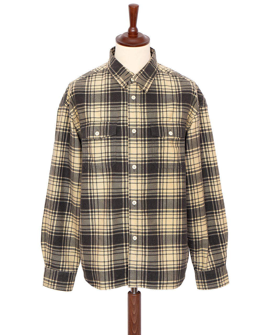 Visvim Pioneer Check L/S, Beige