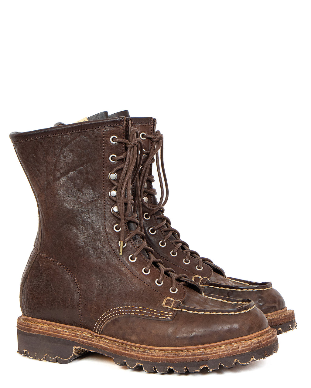 Visvim Scout Moc Boots Hi-Folk, Dark Brown