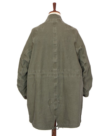 Visvim Six-Five Fishtail Parka 3L Damaged, Olive